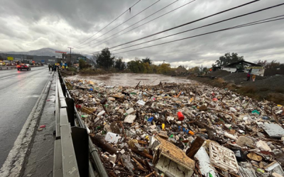 Se deja en evidencia más de 700 toneladas de basura en el Río Mapocho